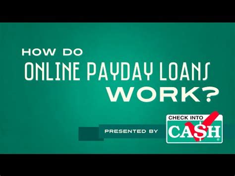 Check Into Cash Payday Loans Online